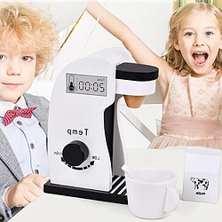 Avis Cafetière, avec Tasse, Cafetière, Cuillère et Bouteille de Lait, Jeu de Simulation Cuisine Jouets pour Enfants Machine à Café Mélangeur Cuiseur Jouets