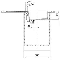 Avis Evier à encastrer 60cm manuel carbone avec siphon - 842143 - FRANKE