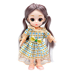 16cm 6 Pouces Flexible BJD 13 Joints Poupée Avec Vêtements Chaussures Robe