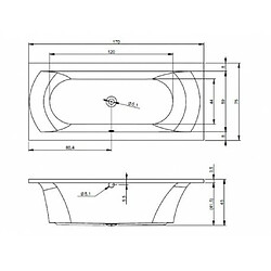 Avis Baignoire acrylique RIHO LIMA 160x75cm ou 170x75cm
