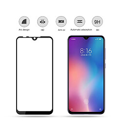 Wewoo Film de verre trempé de plein écran incurvé par colle complète mocolo 0.33mm 9H 3D pour Xiaomi Mi 9 SE