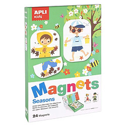 Set de 24 magnets Apli Kids Les Saisons