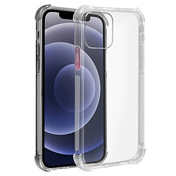 Avizar Coque iPhone 12 / 12 Pro Flexible Antichoc Coins Bumper Transparent