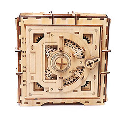 Acheter RedMiter Puzzle en bois mécanique 3D coffre-fort Kit banques d'argent jeu de casse-tête en bois IQ - marron