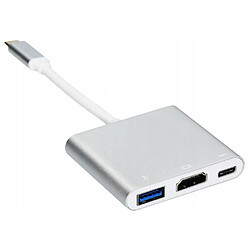 GUPBOO ADAPTATEUR ADAPTATEUR HUB 3EN1 USB-C HDMI 4K MACBOOK,JL2644