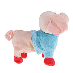 alimenté par batterie cochon électrique marche cochon chantant grunt animal cadeau enfant bleu