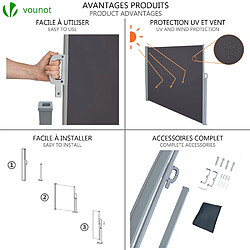 Avis Vounot Paravent retractable avec housse de protection