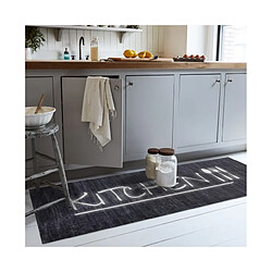 Mani Textile Tapis KITCHEN Noir