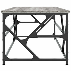 Maison Chic Table basse,Table Console Table d'appoint, Table pour salon Sonoma gris 100x50x40 cm Bois d'ingénierie -MN79071 pas cher