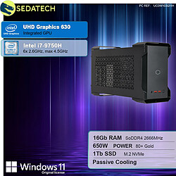 Sedatech Mini-PC Evo • Intel i7-9750H • 16Go RAM • 1To SSD M.2 • Windows 11