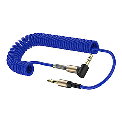 Audio 3.5mm à Jack Cable Car Aux Stereo pour iPhone haut-parleur bleu pas cher