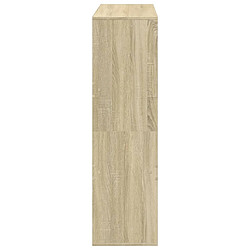 Acheter vidaXL Cloison de séparation chêne sonoma 100x33x115cm bois ingénierie