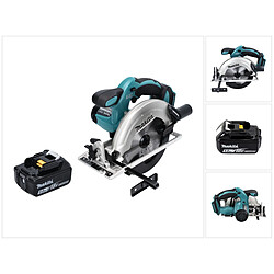 Makita DSS 611 18V Li-ion Scie Circulaire sans fil 165mm + 1x Batterie BL1850 5,0 Ah - sans Chargeur