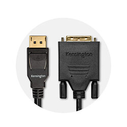 Kensington Câble passif unidirectionnel DisplayPort 1.1 (M) vers DVI-D (M), 1,8 m