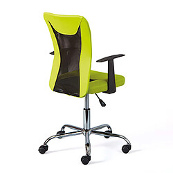 Avis Mes Chaise de bureau enfant avec accoudoirs vert et noir - CHILD