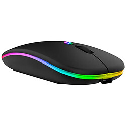 Yonis Souris RGB Sans Fil Ergonomique étanche