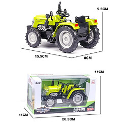 Acheter Universal Simulation 1: 32 Alliage Plastic Farmer Tractor Toy Model Retire le son et la couleur claire de la collection de jouets pour enfants | Voiture jouet moulée sous pression(Vert)