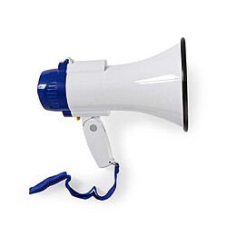 Acheter Alpexe Mégaphone | 10 W | Portée de 250 m | Microphone Intégré | Blanc/Bleu