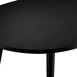 Table Basse Fontana 47 x 120 x 60 cm Noir Mat Laqué Laiton [en.casa] pas cher