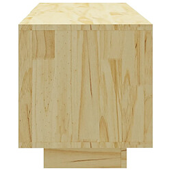 Acheter vidaXL Meuble TV 110x30x33,5 cm Bois de pin massif