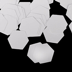 100 pièces hexagonales anglais papier piecing quilting modèles artisanat 16mm