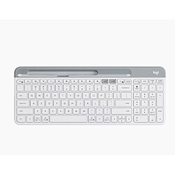 Universal Clavier Bluetooth sans fil ultra-mince téléphone portable iPad ordinateur portable | clavier (blanc)