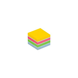 Post-it Bloc-note cube mini, 51 x 51 mm, couleurs ultra ()