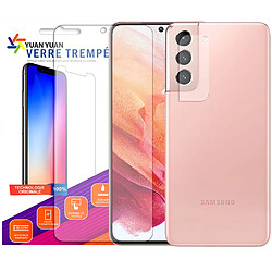 Verre trempé pour Samsung Galaxy S21 + Verre Trempé Camera Arrière Protecteur - 9H Film Protection en Verre Trempé - Visiodirect -