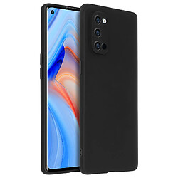 Avizar Coque Oppo Reno 4 Pro 5G Protection Silicone Gel Flexible Fine Légère Noir