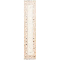 Vidal Tapis de couloir en laine 396x84 beige Darya