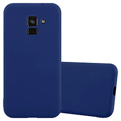 Cadorabo Coque Samsung Galaxy A8 PLUS 2018 Etui en Bleu