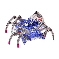 Universal Inventions technologiques Robot DIY Spider Crawling RC Assembly RC Robot Kit | Robot (bleu)