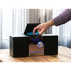 Lenco Chaîne hifi avec radio DAB+/FM, lecteur CD, connexion Bluetooth® et prise USB MC-150 Noir pas cher