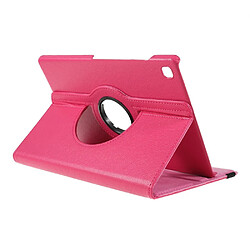 Acheter Etui en PU texture itchi avec support rotatif à 360 ° rose pour votre Samsung Galaxy Tab S5e SM-T720