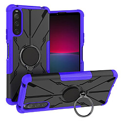 Coque en TPU 2-en-1, anti-choc avec béquille pour votre Sony Xperia 10 IV 5G - violet