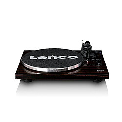 Lenco Platine vinyle avec Bluetooth® et cellule Ortofon 2M Red, stabilisateur de plateau chromé inclus LBT-345WA Noyer