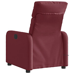 Acheter Maison Chic Fauteuil Relax pour salon, Fauteuil de massage inclinable électrique Rouge bordeaux Tissu -GKD64989