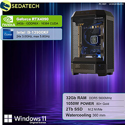 Sedatech PC Gamer Pro Tower • Intel i9-13900KF • RTX4090 • 32Go DDR5 • 2To SSD M.2 • Windows 11