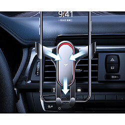 W55 Porte-parole de voiture Navigation de voiture Navigation d'air Porte-auto horizontale et verticale pour la navigation sur les téléphones mobiles