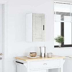 vidaXL Armoire murale de cuisine Porto gris béton bois d'ingénierie