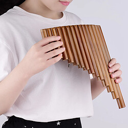 Justgreenbox 15 Pipe Pan Flute G Key Pipes Pipes de Pan en bambou naturel Instrument à vent traditionnel chinois avec sac de transport - 1005001639226709 pas cher