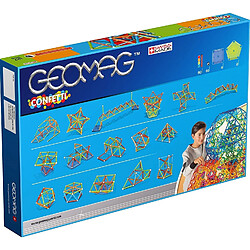 GEOMAG Blocs magnétiques Confetti 127 éléments GEO-354