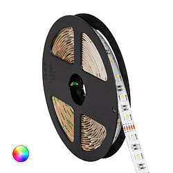 Ledkia Ruban LED 24V DC 60LED/m RBGW 5m IP20 Largeur 12mm Coupe tous les 10cm RGBW