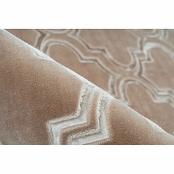 Avis Paris Prix Tapis Vintage Fait Main Monroe I Taupe 81 x 150 cm