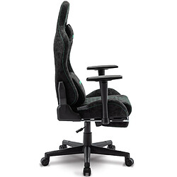 Acheter Vidaxl Chaise de bureau ergonomique symino FG Racing Seat Design 200 kg capacité portante chaise de jeu pivotante avec repose - pieds noir