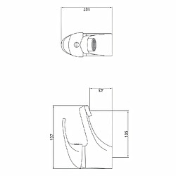 ROUSSEAU Robinet mitigeur lavabo Belfort - Chromé