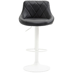 Avis Non Tabouret de bar Lazio simili cuir blanc