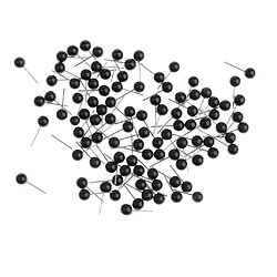 100 pièces en plastique noir yeux kits pour poupées ours feutrage aiguille jouet 5mm pas cher