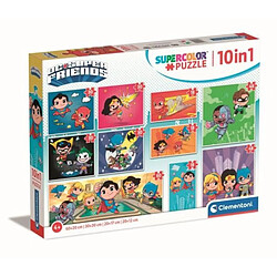 Clementoni Puzzle 10in1 Super Color DC Comics