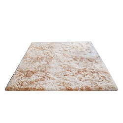 Tapis de plancher de salon en peluche douce chambre à coucher à côté de la carpette légère chameau pas cher